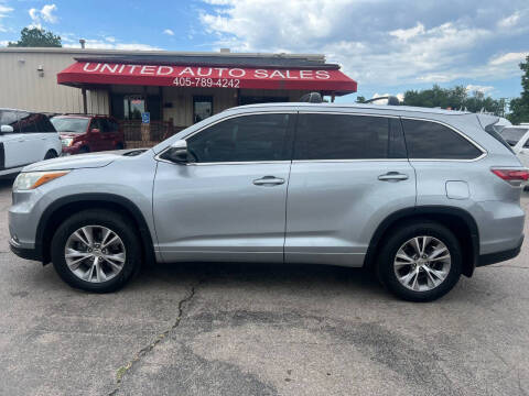 2015 Toyota Highlander for sale at United Auto Sales in Oklahoma City OK