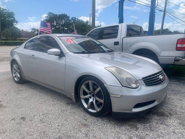 2003 Infiniti G35 for sale at AUTO PROVIDER in Fort Lauderdale FL