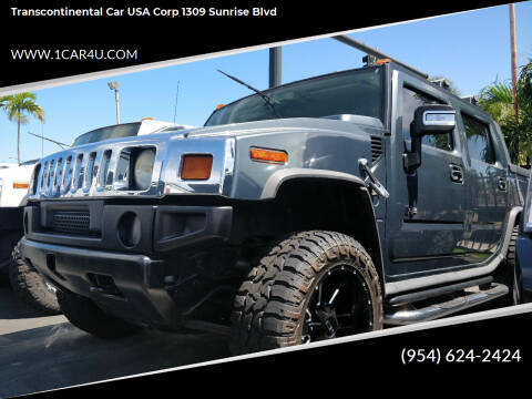 2005 HUMMER H2 SUT for sale at Transcontinental Car in Fort Lauderdale FL