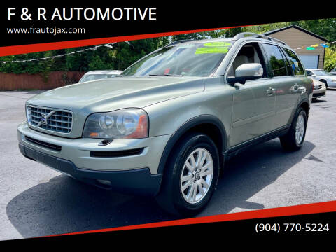 2008 Volvo XC90 for sale at F & R AUTOMOTIVE in Jacksonville FL