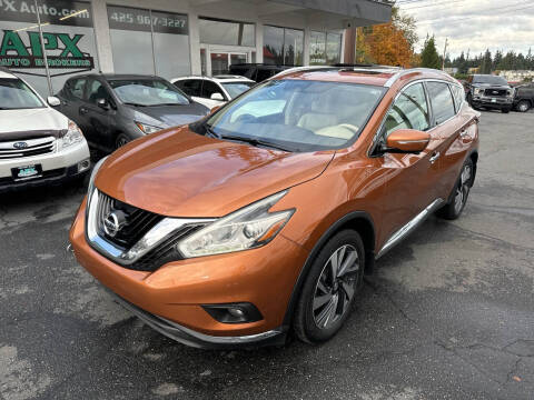 2015 Nissan Murano for sale at APX Auto Brokers in Edmonds WA