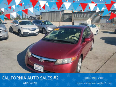 2006 Honda Civic for sale at CALIFORNIA AUTO SALES #2 in Livingston CA