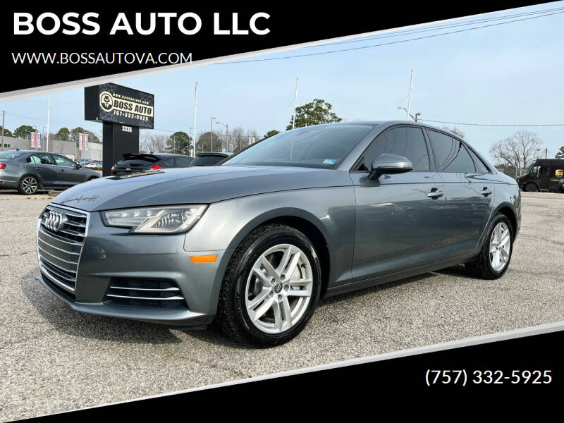 2017 Audi A4 for sale at BOSS AUTO LLC in Norfolk VA