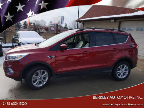 2017 Ford Escape for sale at Berkley Automotive Inc. in Berkley MI