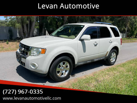 2012 Ford Escape for sale at Levan Automotive in Largo FL