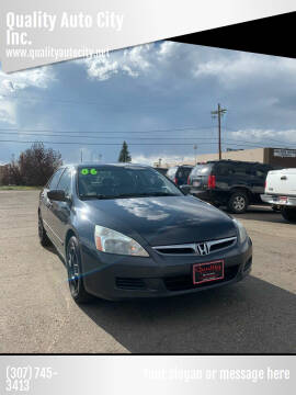 2006 Honda Accord for sale at Quality Auto City Inc. in Laramie WY