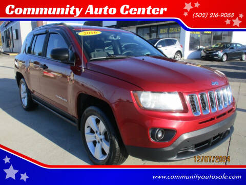 2016 Jeep Compass for sale at Community Auto Center in Jeffersonville IN