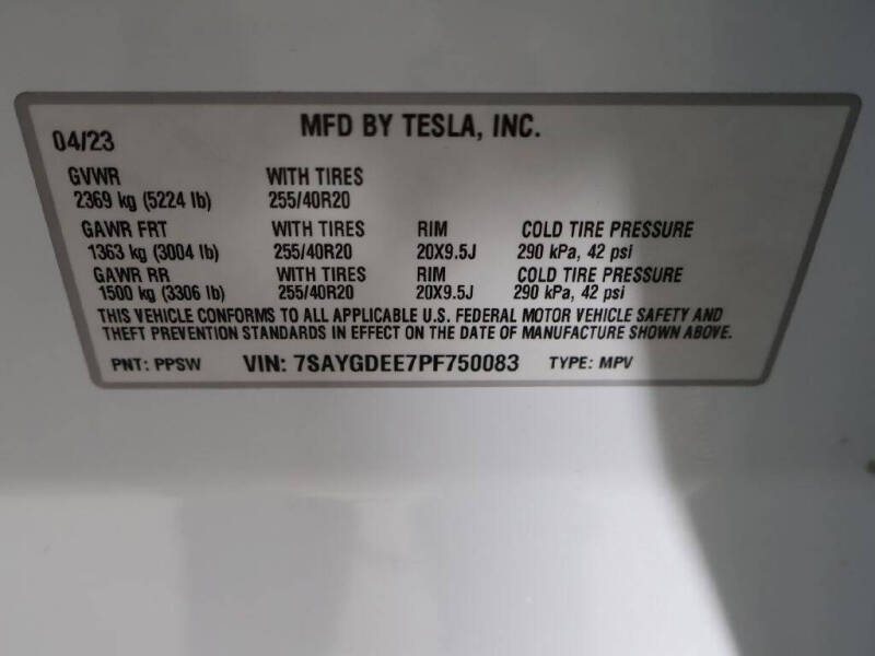 2023 Tesla Model Y Long Range
