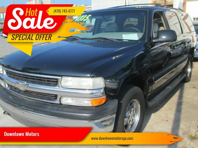 2001 Chevrolet Suburban for sale at DOWNTOWN MOTORS in Macon GA