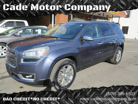 2014 GMC Acadia for sale at Cade Motor Company in Lawrenceville NJ