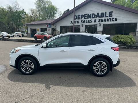2021 Ford Escape for sale at Dependable Auto Sales and Service in Binghamton NY