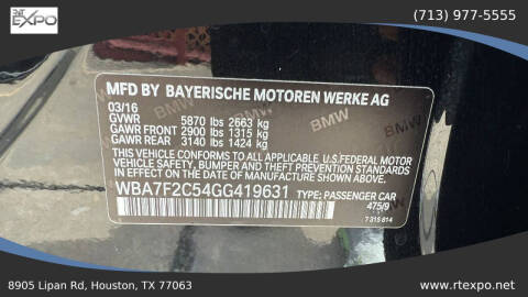 2016 BMW 7 Series 750i xDrive