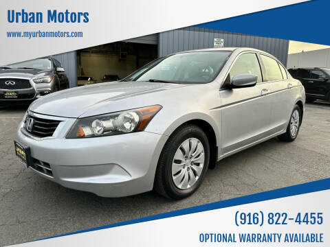 2009 Honda Accord for sale at Urban Motors in Sacramento CA