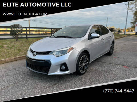2015 Toyota Corolla for sale at ELITE AUTOMOTIVE LLC in Alpharetta GA