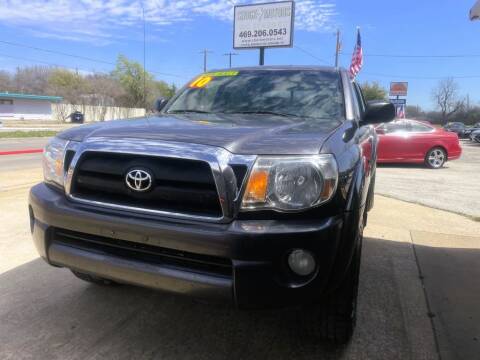 2010 Toyota Tacoma for sale at Shock Motors in Garland TX