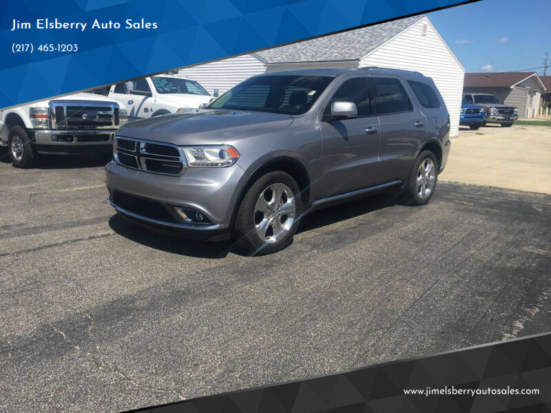 2015 Dodge Durango for sale at Jim Elsberry Auto Sales in Paris IL