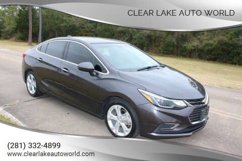 2017 Chevrolet Cruze for sale at Clear Lake Auto World in League City TX