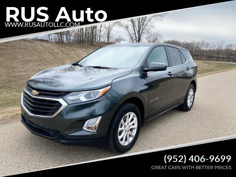 2019 Chevrolet Equinox for sale at RUS Auto in Shakopee MN