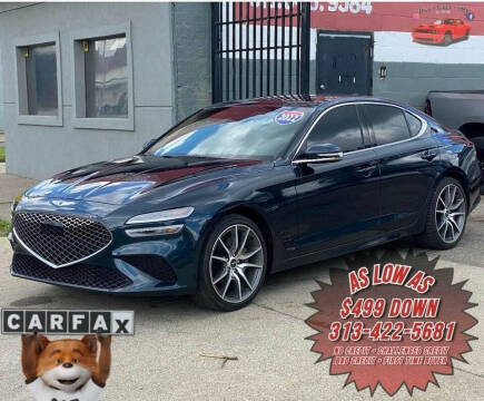 2022 Genesis G70 for sale at Dell Sells Cars in Detroit MI