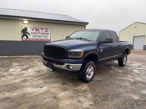 2007 Dodge Ram 2500 for sale at Yeti Motors in Deerbrook WI