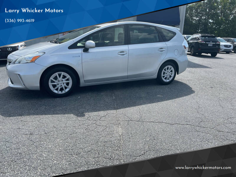 2012 Toyota Prius v for sale at Larry Whicker Motors in Kernersville NC