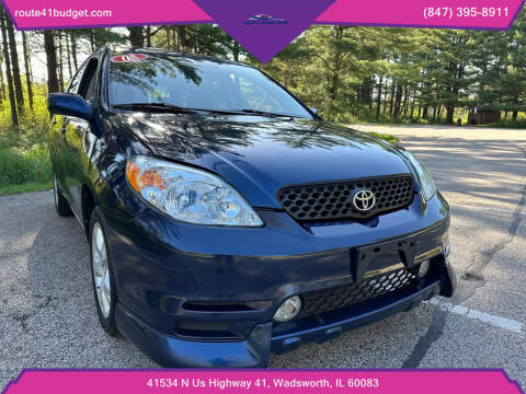 2004 Toyota Matrix for sale at Route 41 Budget Auto in Wadsworth IL