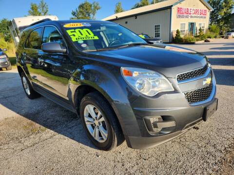 2011 Chevrolet Equinox for sale at Reliable Cars Sales Inc. in Michigan City IN