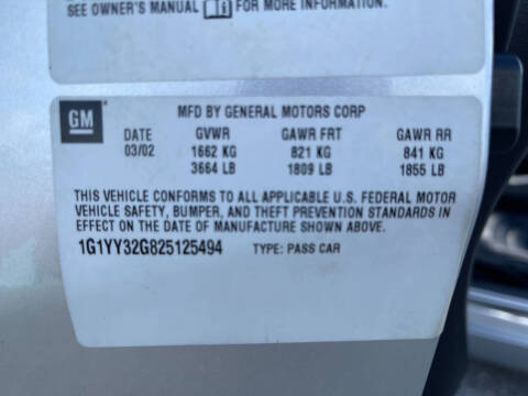 2002 Chevrolet Corvette