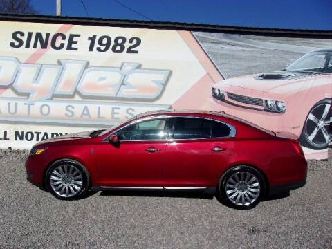 2014 Lincoln MKS for sale at Pyles Auto Sales in Kittanning PA