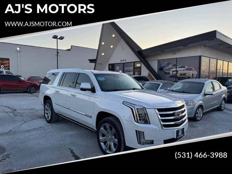 2018 Cadillac Escalade ESV for sale at AJ'S MOTORS in Omaha NE