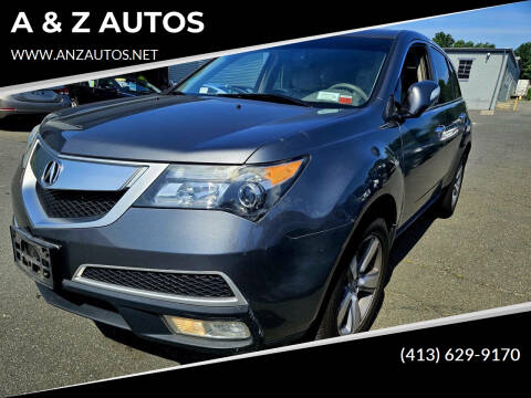 2012 Acura MDX for sale at Southwick Motors in Southwick MA