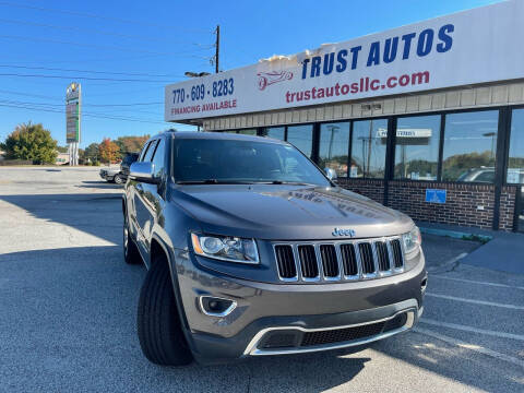 2015 Jeep Grand Cherokee for sale at Trust Autos, LLC in Decatur GA