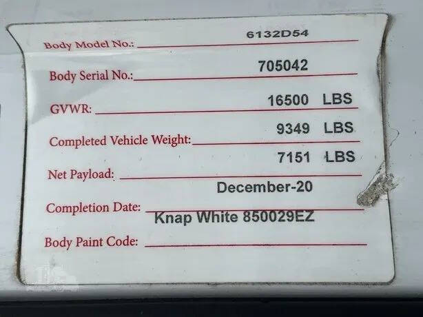 2020 Chevrolet Silverado 4500HD