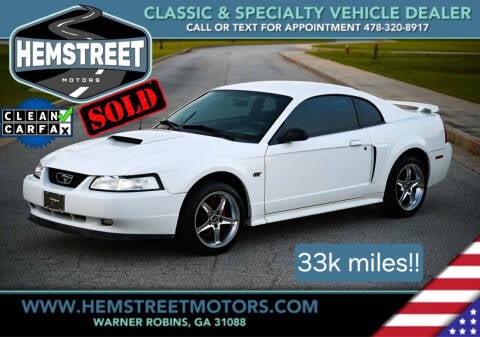 2001 Ford Mustang for sale at Hemstreet Motors in Warner Robins GA