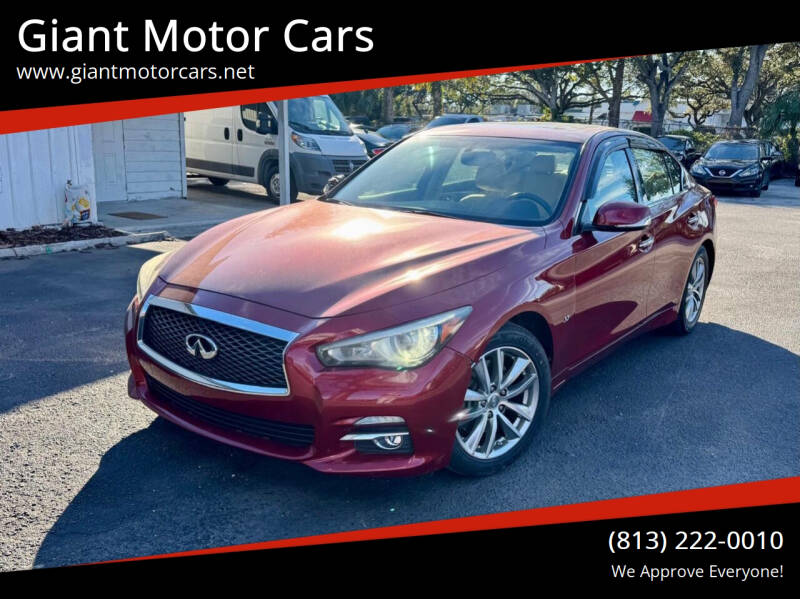 2015 Infiniti Q50 for sale at Giant Motor Cars in Tampa FL