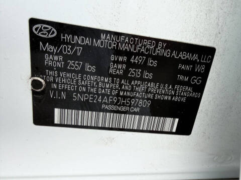 2018 Hyundai Sonata SE