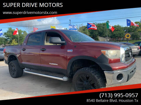 2007 Toyota Tundra for sale at SUPER DRIVE MOTORS in Houston TX