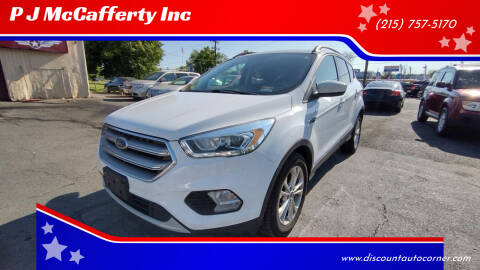 2017 Ford Escape for sale at P J McCafferty Inc in Langhorne PA