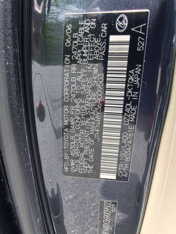 2006 Lexus SC 430