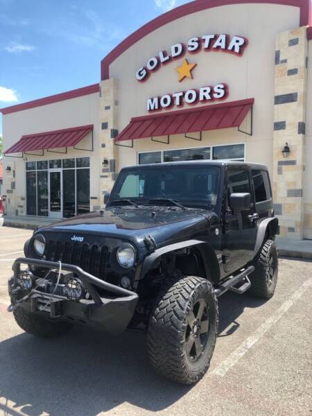 2014 Jeep Wrangler for sale at Gold Star Motors Inc. in San Antonio TX