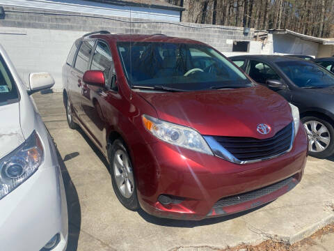 2011 Toyota Sienna for sale at Knox Bridge Hwy Auto Sales in Canton GA