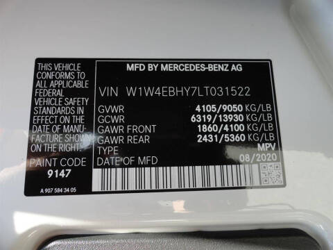 2020 Mercedes-Benz Sprinter