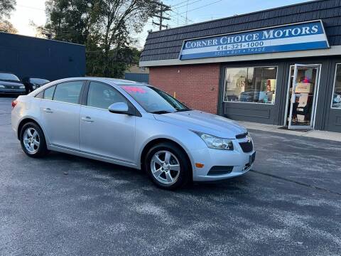 2012 Chevrolet Cruze for sale at Corner Choice Motors in West Allis WI