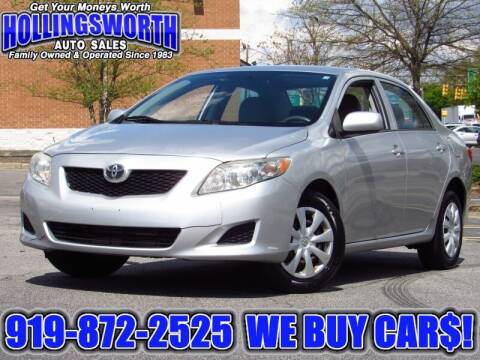 2010 Toyota Corolla for sale at Hollingsworth Auto Sales in Raleigh NC
