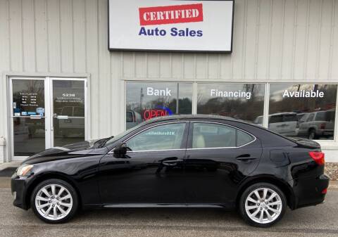 2008 Lexus IS 250 for sale at Certified Auto Sales in Des Moines IA