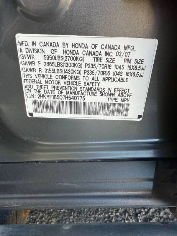 2007 Honda Pilot EX-L