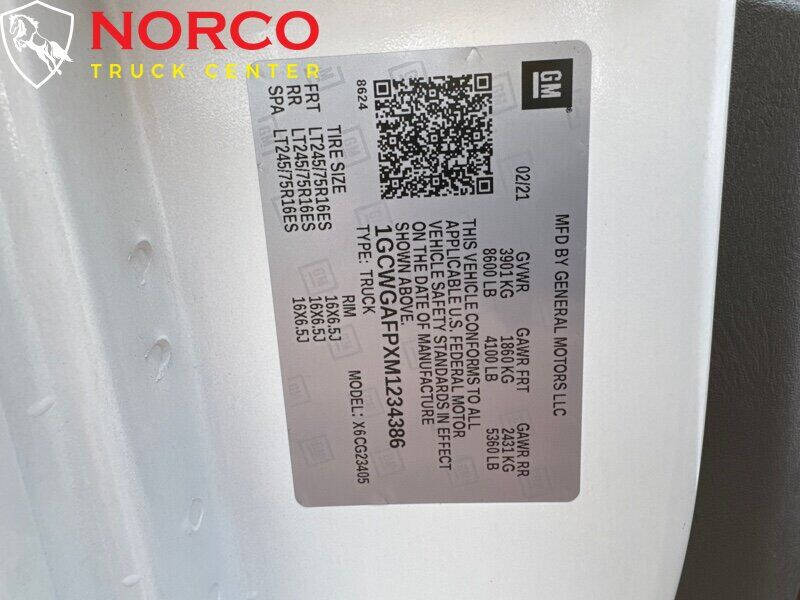 2021 Chevrolet Express 2500