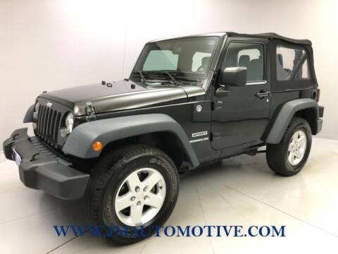 2016 Jeep Wrangler for sale at J & M Automotive in Naugatuck CT
