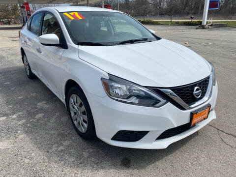 2017 Nissan Sentra for sale at REVOLUTION MOTORS LLC in Waukegan IL