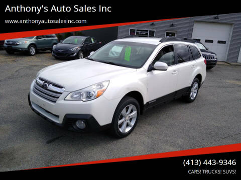 2014 Subaru Outback for sale at Anthony's Auto Sales Inc in Pittsfield MA